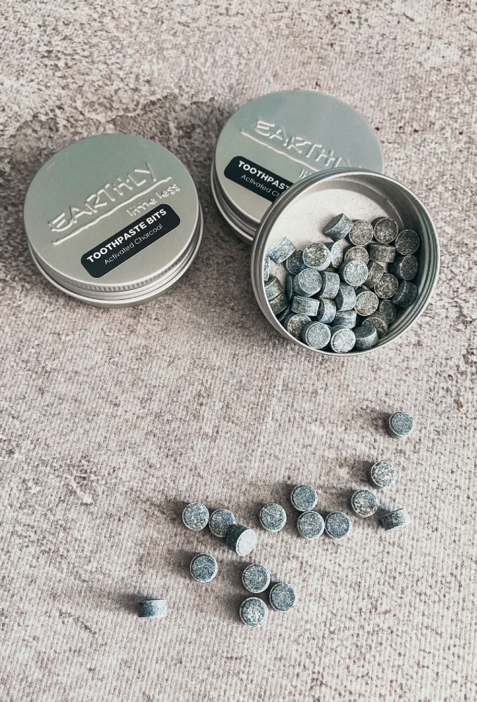 Earthly Toothpaste Bits - Activated Charcoal